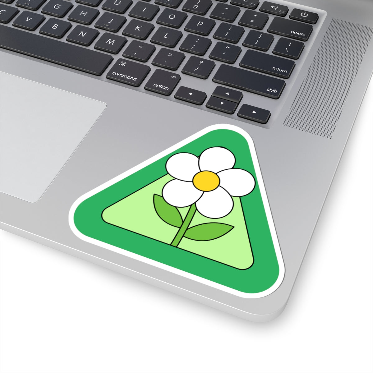 Green Flower Triangle