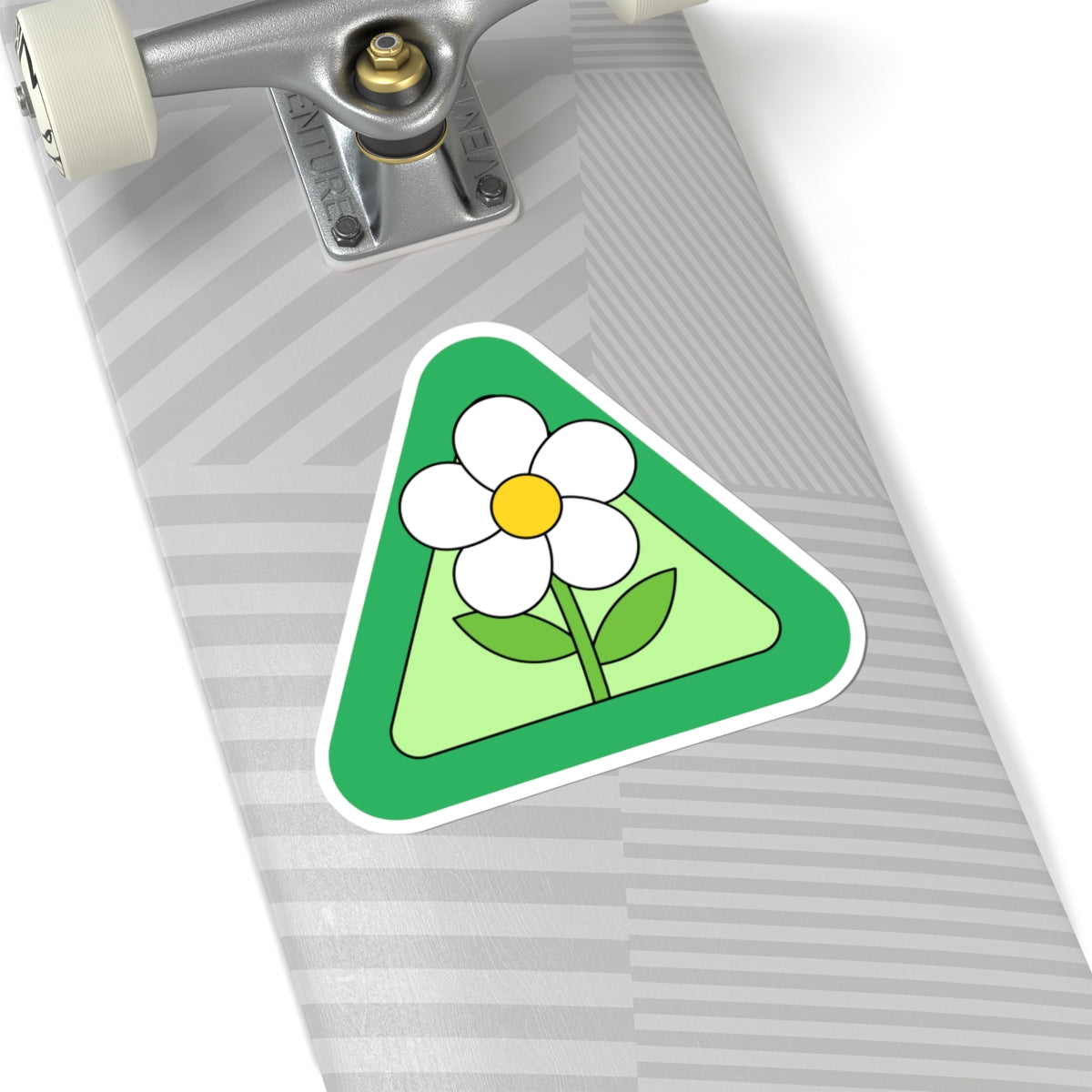 Green Flower Triangle