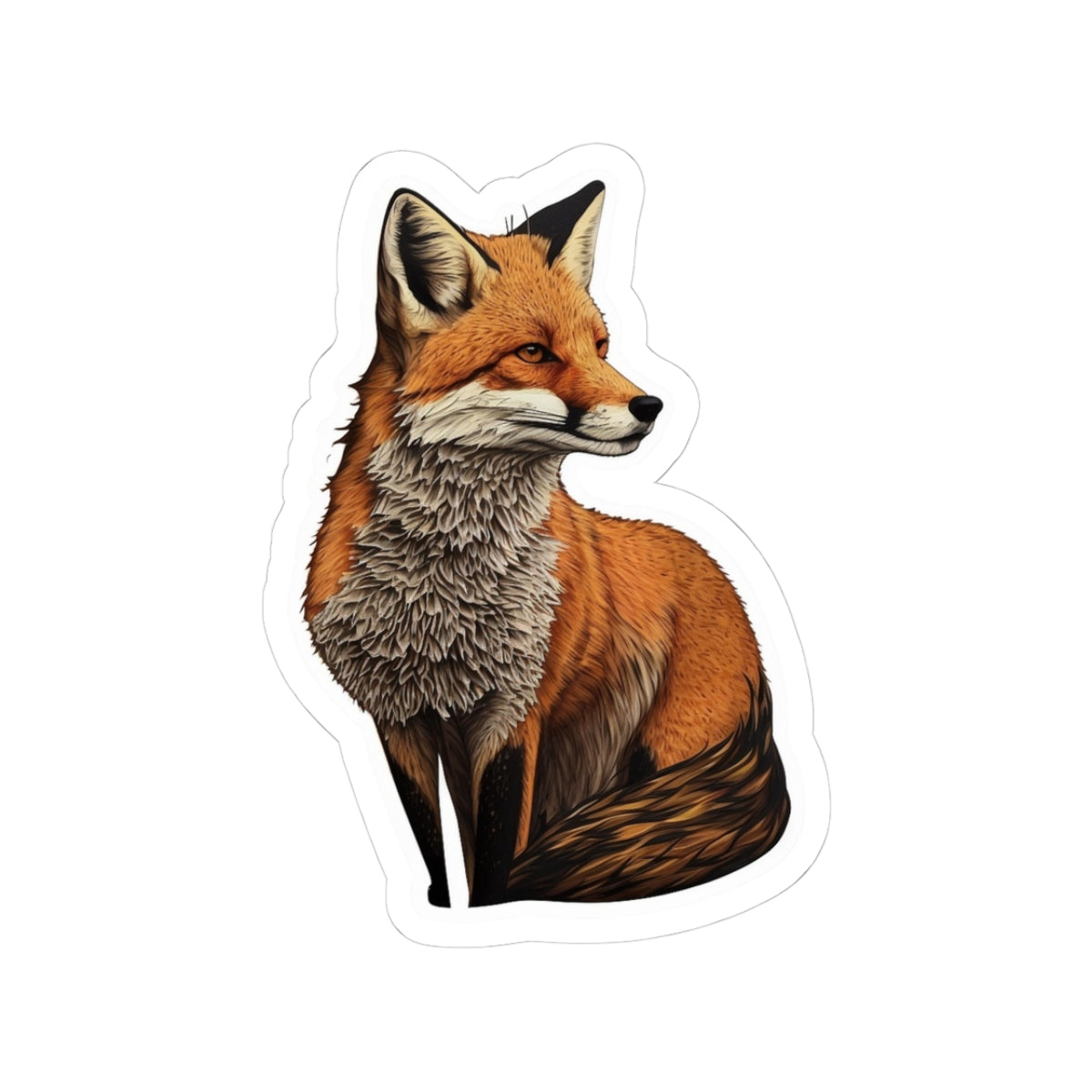 Foxy Looking Sticker