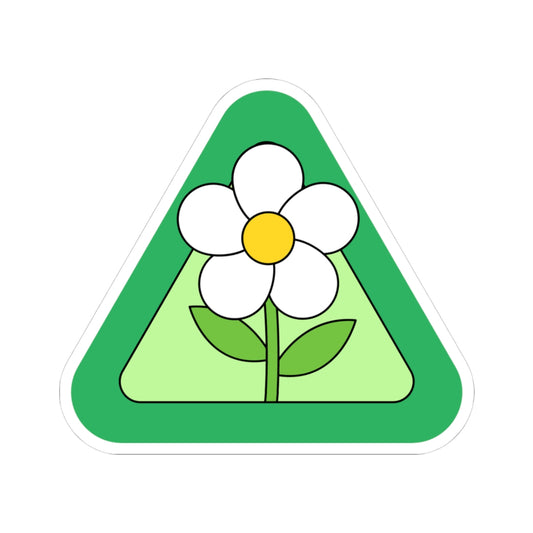 Green Flower Triangle